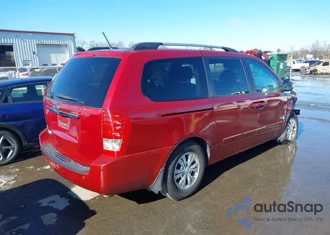 2012 Kia Sedona Lx из США, поврежденный, VIN KNDMG4C76C6466403